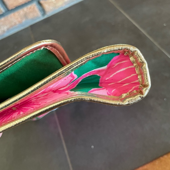 NEW Lilly Pulitzer palm hibiscus clutch - Picture 7 of 9